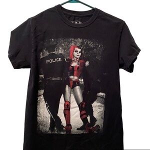 Harley‎ Quinn Batman DC Comics Black Graphic T-Shirt Size Small